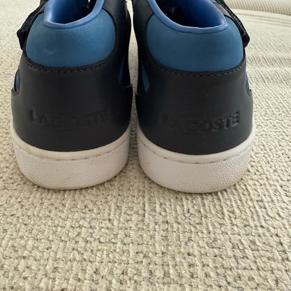 Lacoste Dark Gray and Blue High-Tops - Picture 5 of 8